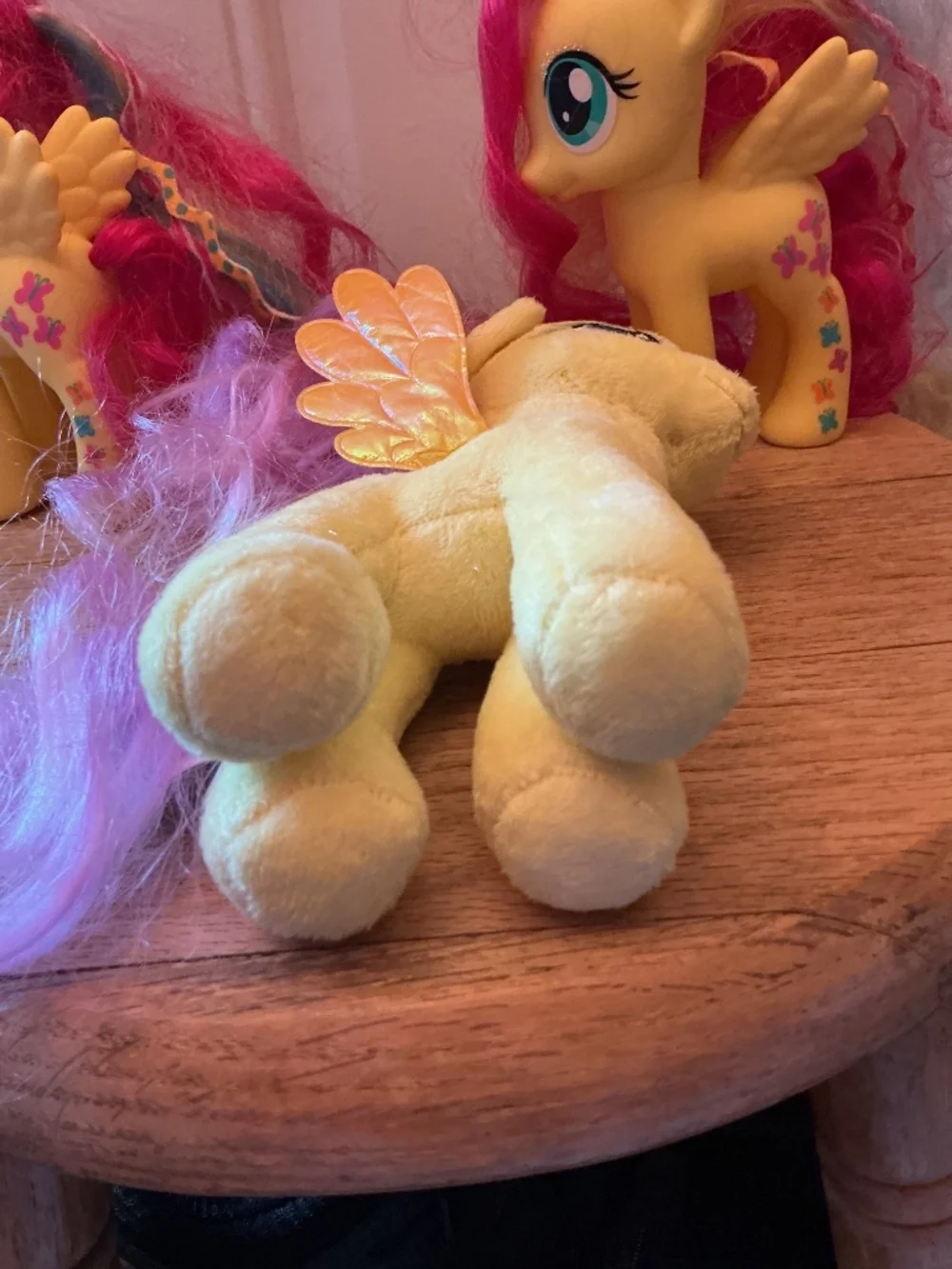 Ty My Little Pony Fluttershy Sparkle 7” Plush with tag plus 2 others